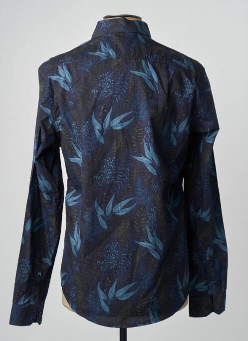 Chemise manches longues bleu GARCIA homme
