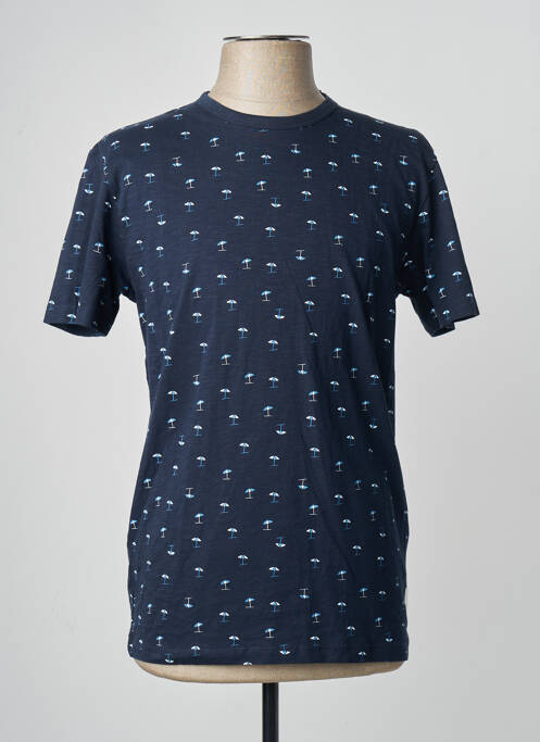 T-shirt bleu TOM TAILOR homme