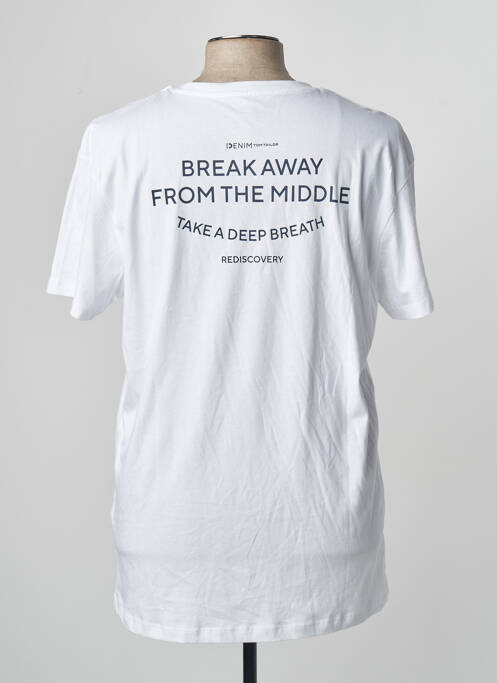 T-shirt blanc TOM TAILOR homme