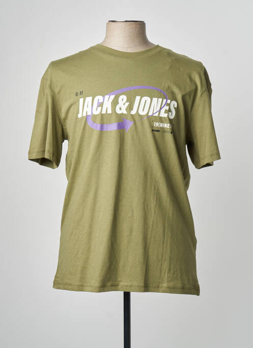 T-shirt vert JACK & JONES homme