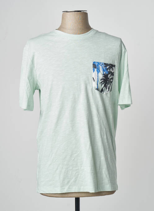 T-shirt bleu JACK & JONES homme