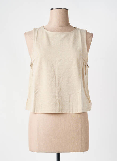Top beige MANGO femme