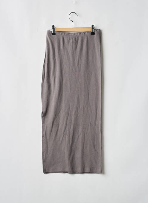 Jupe longue gris SUBDUED femme