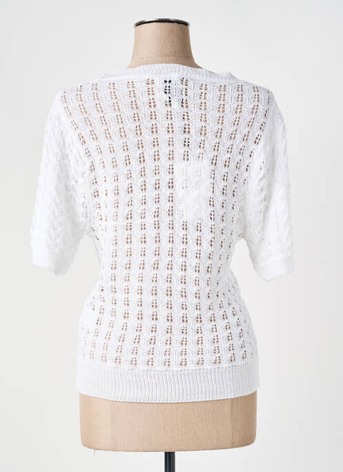 Gilet manches courtes blanc MOLLY BRACKEN femme