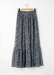 Jupe longue bleu MANGO femme