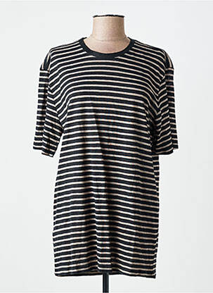 T-shirt noir MANGO homme