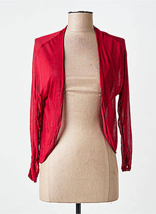 Gilet manches longues rouge STREET ONE femme