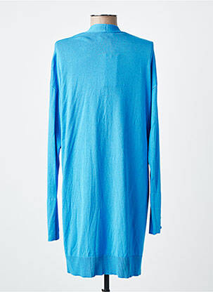 Gilet manches longues bleu MORE & MORE femme