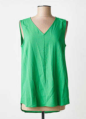 Top vert MORE & MORE femme