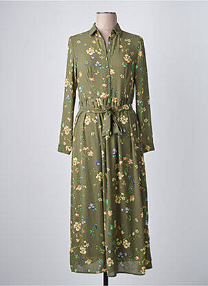 Robe longue vert ONLY femme