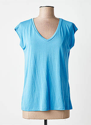 T-shirt bleu PIECES femme