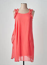 Robe courte orange NAF NAF femme