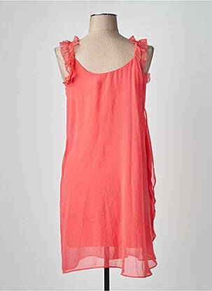 Robe courte orange NAF NAF femme