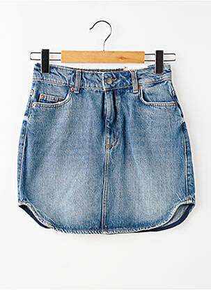 Jupe courte bleu ONLY femme