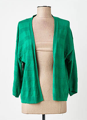 Gilet manches longues vert STREET ONE femme