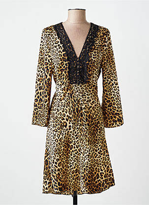 Robe courte marron AMELIE & AMELIE femme