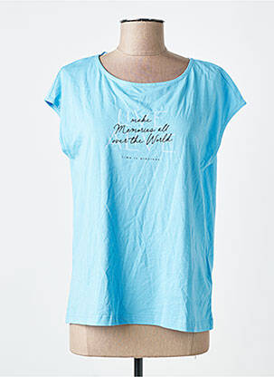 T-shirt bleu STREET ONE femme