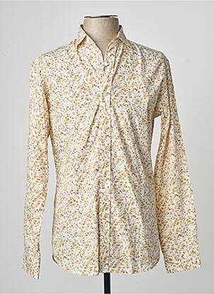 Chemise manches longues marron JACK & JONES homme