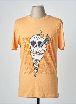 T-shirt orange JACK & JONES homme