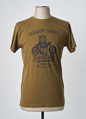 T-shirt vert PETROL INDUSTRIES homme