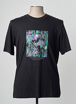 T-shirt noir JACK & JONES homme