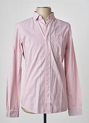 Chemise manches longues rouge TOM TAILOR homme