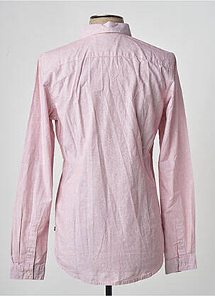 Chemise manches longues rouge TOM TAILOR homme