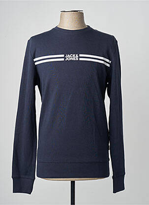 Sweat-shirt bleu JACK & JONES homme