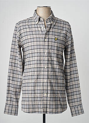 Chemise manches longues gris LYLE & SCOTT homme