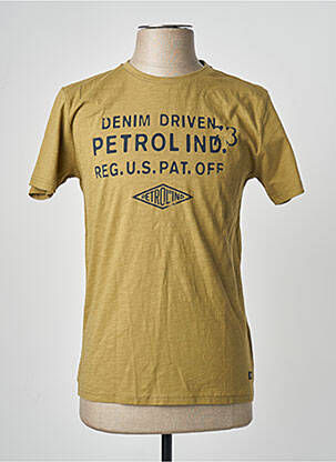T-shirt beige PETROL INDUSTRIES homme