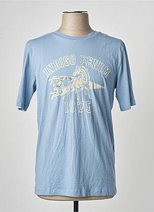 T-shirt bleu JACK & JONES homme