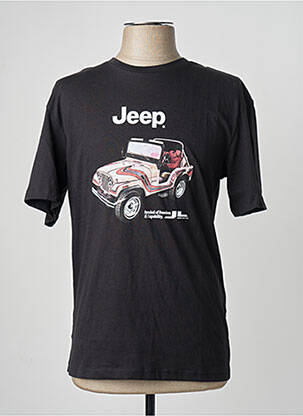 T-shirt noir JACK & JONES homme