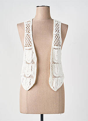 Gilet sans manche blanc SUBDUED femme