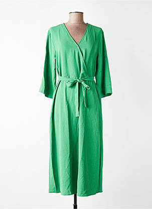 Robe longue vert JACQUELINE DE YONG femme