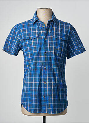 Chemise manches courtes bleu PETROL INDUSTRIES homme