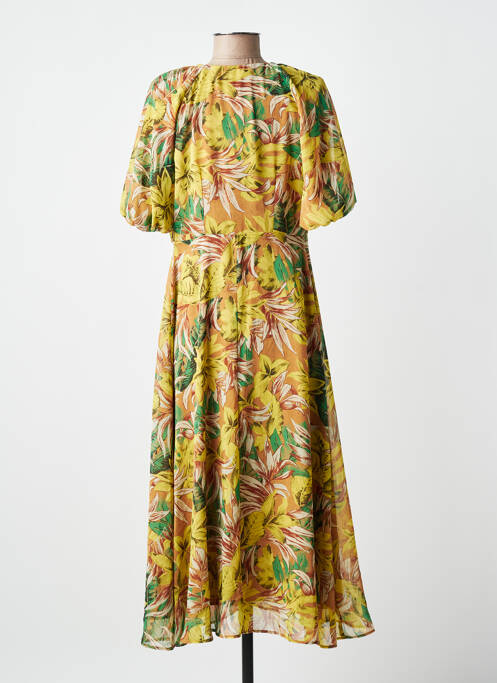 Veste kimono jaune MANGO femme