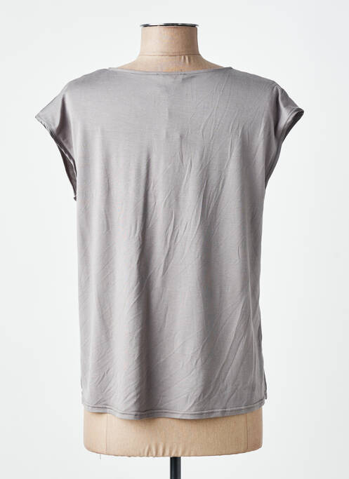 T-shirt gris MORE & MORE femme