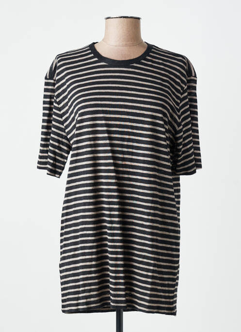 T-shirt noir MANGO homme