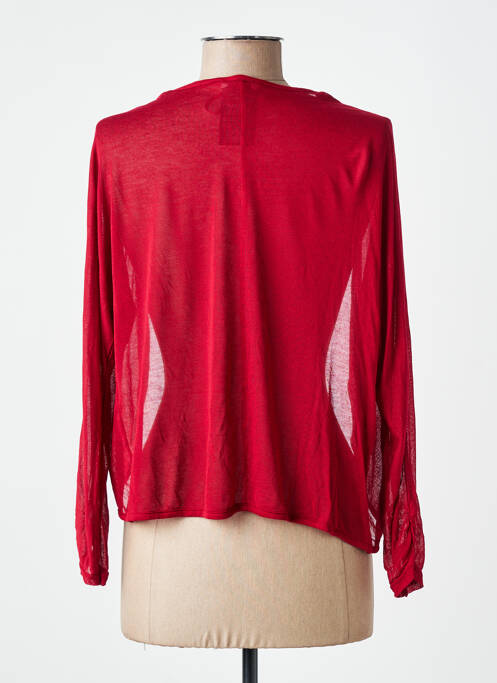 Gilet manches longues rouge STREET ONE femme