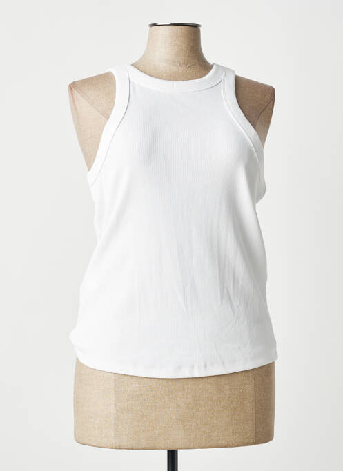 Débardeur blanc MANGO femme