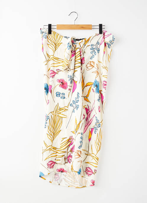 Paréo jaune ASTRID BLACK LABEL femme