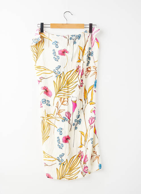Paréo jaune ASTRID BLACK LABEL femme