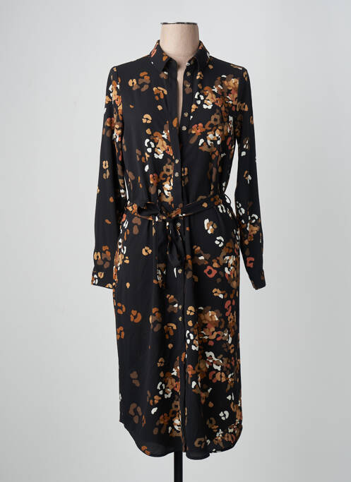 Robe mi-longue noir VERO MODA femme