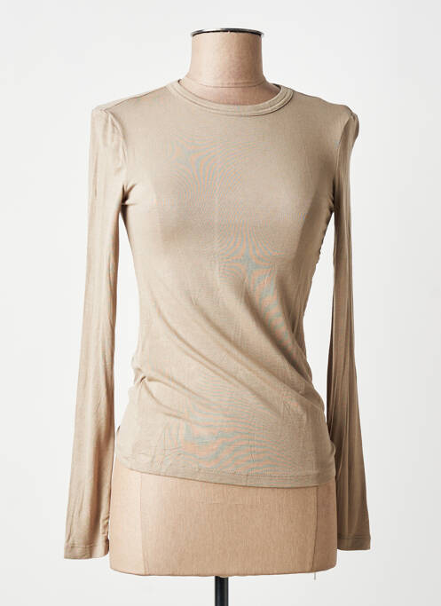 Top beige MANGO femme