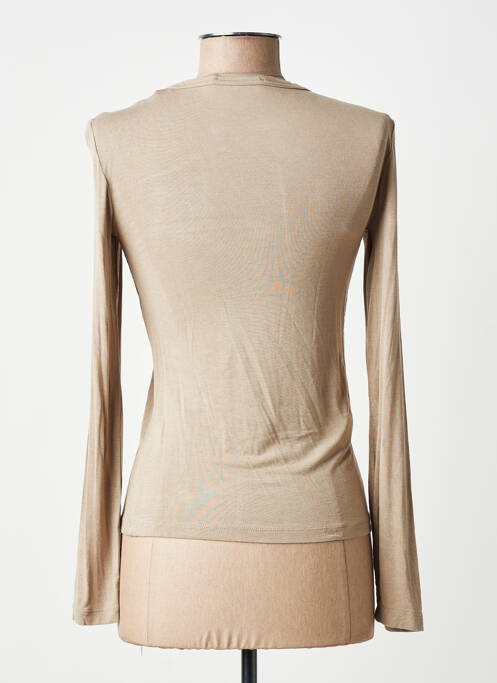 Top beige MANGO femme