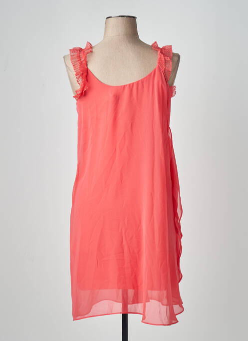 Robe courte orange NAF NAF femme