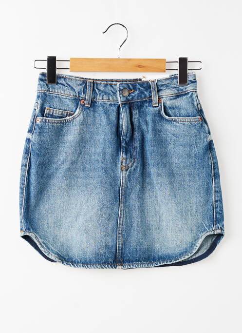 Jupe courte bleu ONLY femme