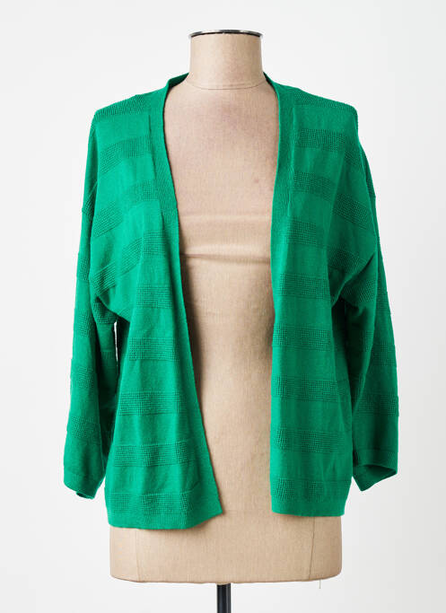 Gilet manches longues vert STREET ONE femme