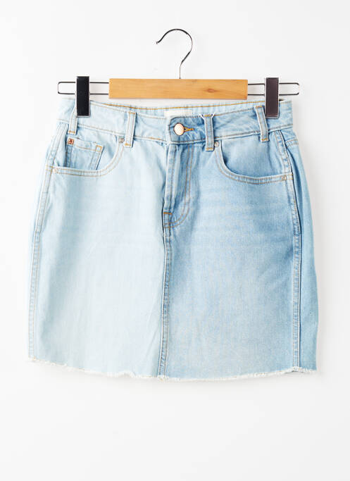 Jupe courte bleu ONLY femme