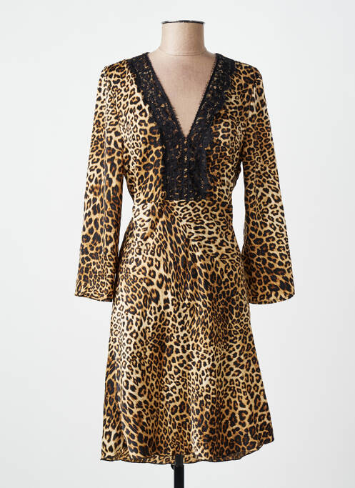 Robe courte marron AMELIE & AMELIE femme